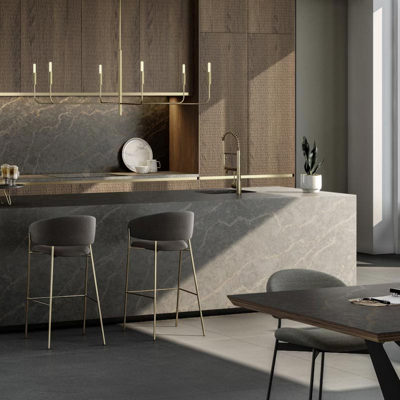 Plan de travail en Quartz Silestone® Bohemian Flame
